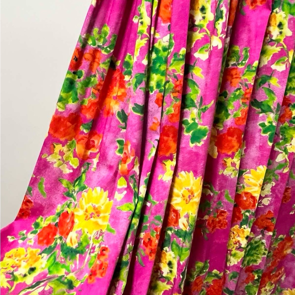 Caroline conctas Floral Pink Maxi Dress - Picture 5 of 10